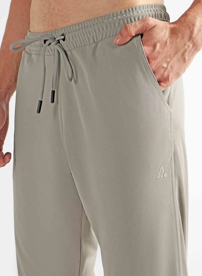 Clans&Hans Men Grey Regular Fit Solid Track Pants
